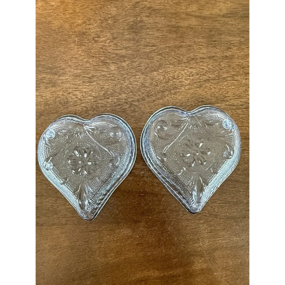 Indiana Glass Tiara Sandwich PAIR (2) Blue Glass 3
